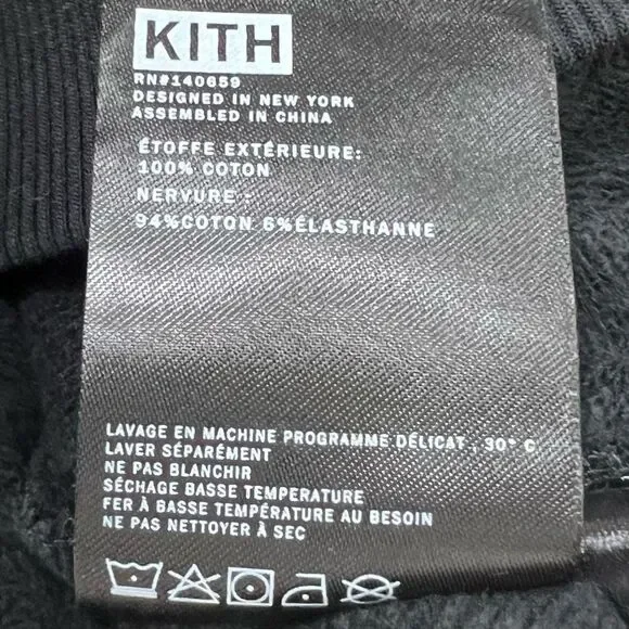 Kith Notorious BIG Crown Graphic Black Hooded Pullover Sweatshirt - Picture 11 of 14